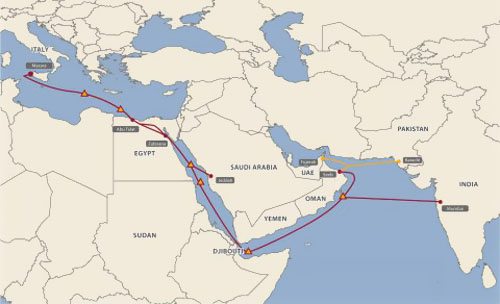 埃及电信收购奥斯康电信持有的中东北非海底电缆股份