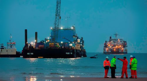 全球最大的海底电缆登陆苏格兰北艾尔郡